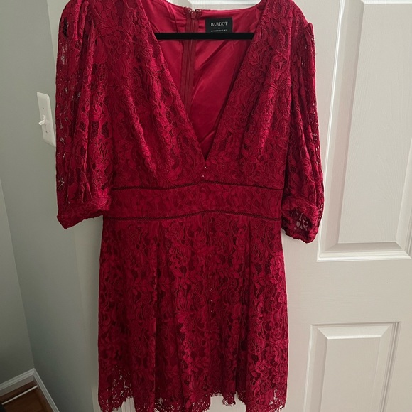 Bardot red dress, worn once - Picture 2 of 2